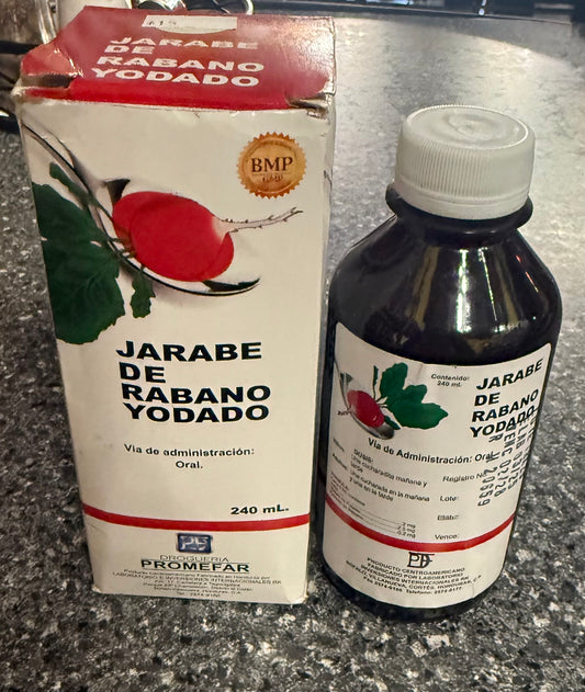 Jarabe de rábano yodado